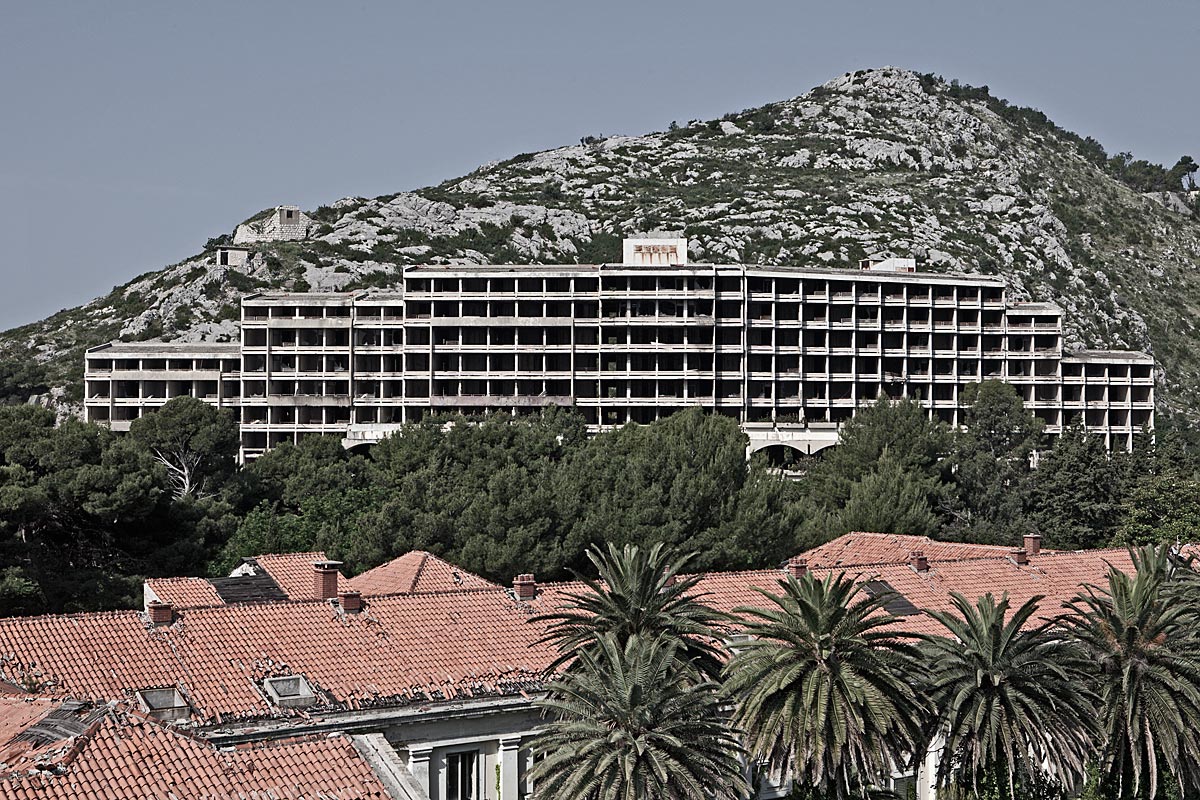no vacancy #7, croatia, 2011 (military owned hotels during communist days. destroyed in the balkan war and never reopened)