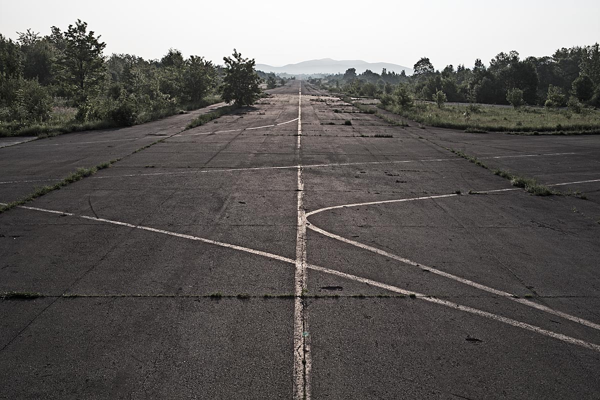 faith crosses every border, rest in peace #31, croatia, 2011 (ex-yugoslavia military airport on the border to B&H)