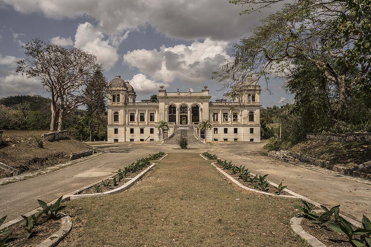 no vacancy #70, cuba, 2017 (spa-hotel at hot springs opened in 1928 and abandoned since the revolution. the building is a copy of a building in monte carlo)