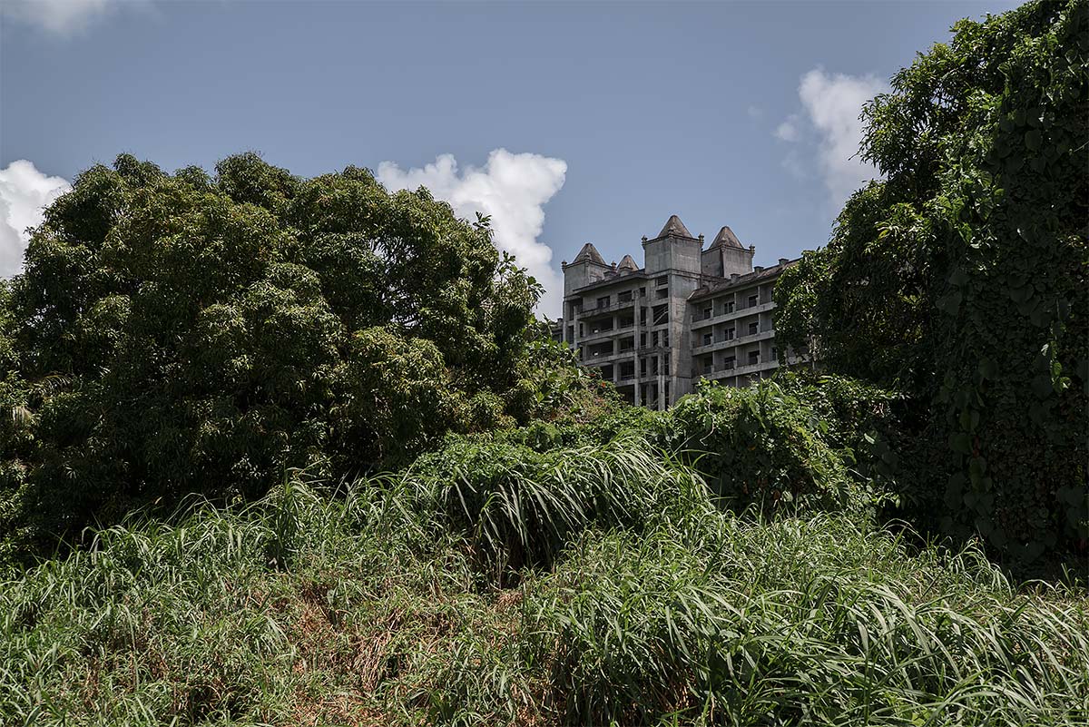 no vacancy, #33, saipan, 2014 (unfinished hotel near the airport of saipan, the korean investors pulled out after 'issues' with the newly independant local government)