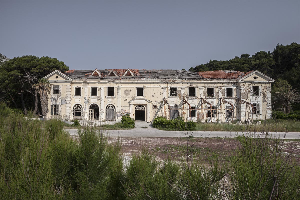 no vacancy #8, croatia, 2011 (this hotel was badly damaged in the balkan war and never reopened. its in a bay with 4 other abandoned hotels)