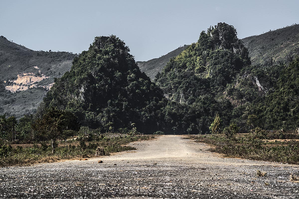 apocalypse lao, rest in peace #79, laos, 2015 (the cia's secret airstrip in long cheng with up to 400 planes per day from 1964-73 made laos the most bombed country in the world)